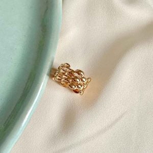 انگشتر ژوپینگ طرح طلا