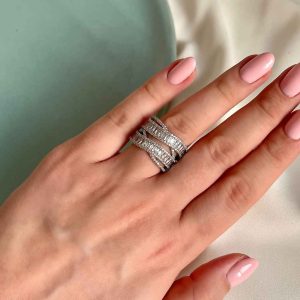 انگشتر طرح جواهر برند Toke