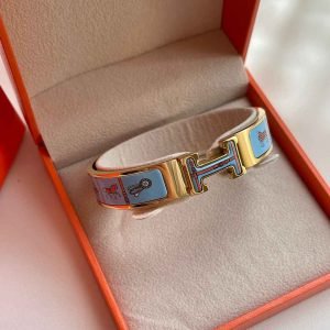 دستبند مسترکپی هرمس طرح دار