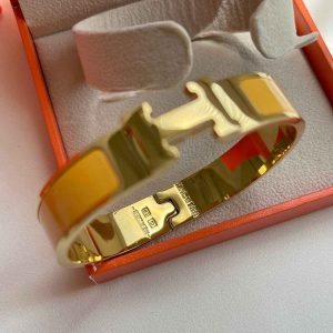 دستبند مسترکپی هرمس پایه طلایی