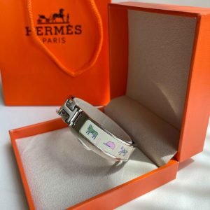 دستبند مسترکپی هرمس طرح دار