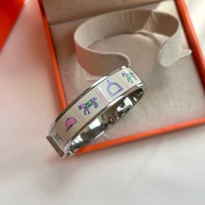 دستبند مسترکپی هرمس طرح دار