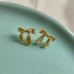 گوشواره پاپیون ریز