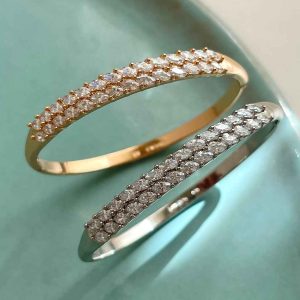 بنگل ژوپینگ جواهری با نگین مارکیز