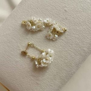 گوشواره گل کره ای