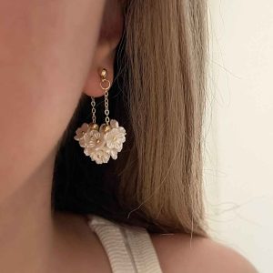 گوشواره گل کره ای