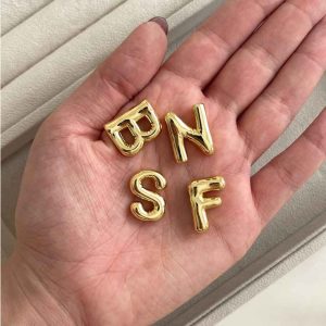 گردنبند حروف بادکنکی استیل