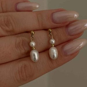 گوشواره مروارید باروک