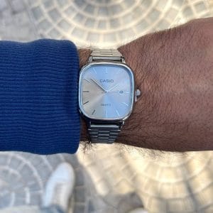 ساعت کاسیو اولدمانی مردانه صفحه طوسی