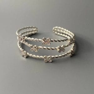 بنگل آبکاری نقره شکوفه