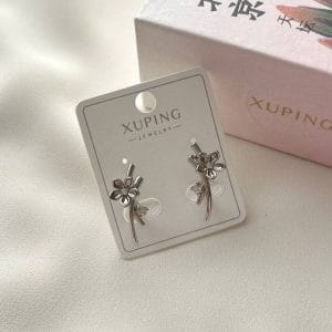 گوشواره ژوپینگ طرح گل