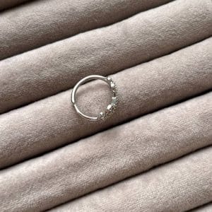 انگشتر لاو طرح جواهر