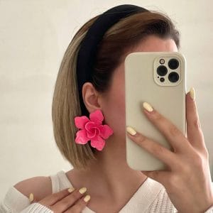 گوشواره گل برجسته ترک