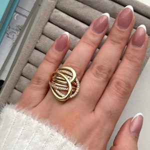 انگشتر طرح طلا