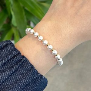 دستبند مروارید و گوی