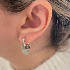 گوشواره پولکی ژوپینگ طرح طلا