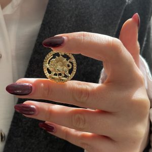 سنجاق سینه (گلسینه) شیر و خورشید