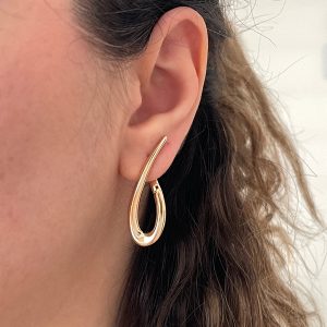 گوشواره ژوپینگ طرح طلا